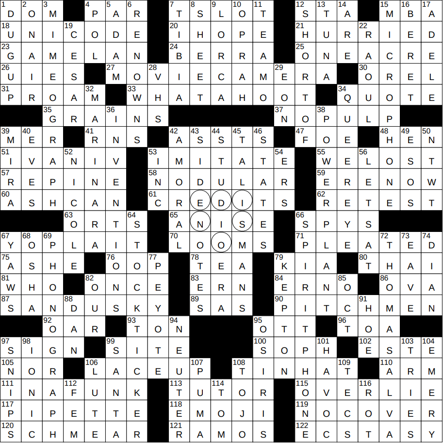 0211-24 Ny Times Crossword 11 Feb 24, Sunday - Nyxcrossword throughout Set With 95 Printable Characters Crossword