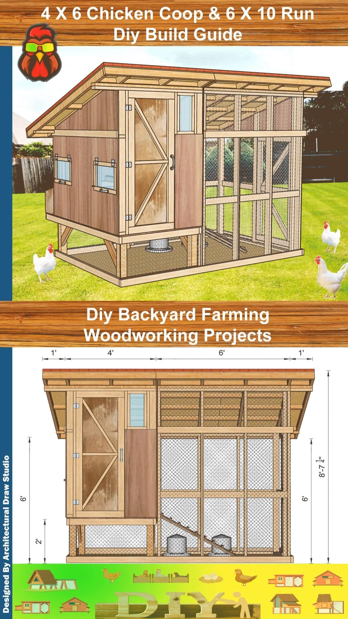 110 Coop Building Plans Ideas To Save Today | Coop, Chickens within Chicken Coop Plans Free Printable