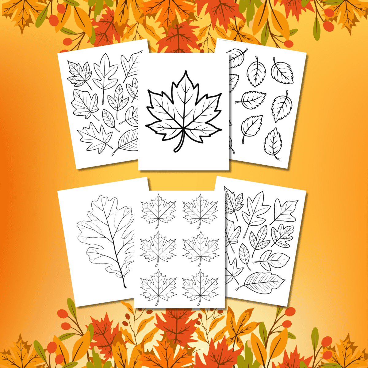 20 Free Printable Fall Leaf Templates For Kids - Prudent Penny Pincher with Free Printable Fall Leaf Templates