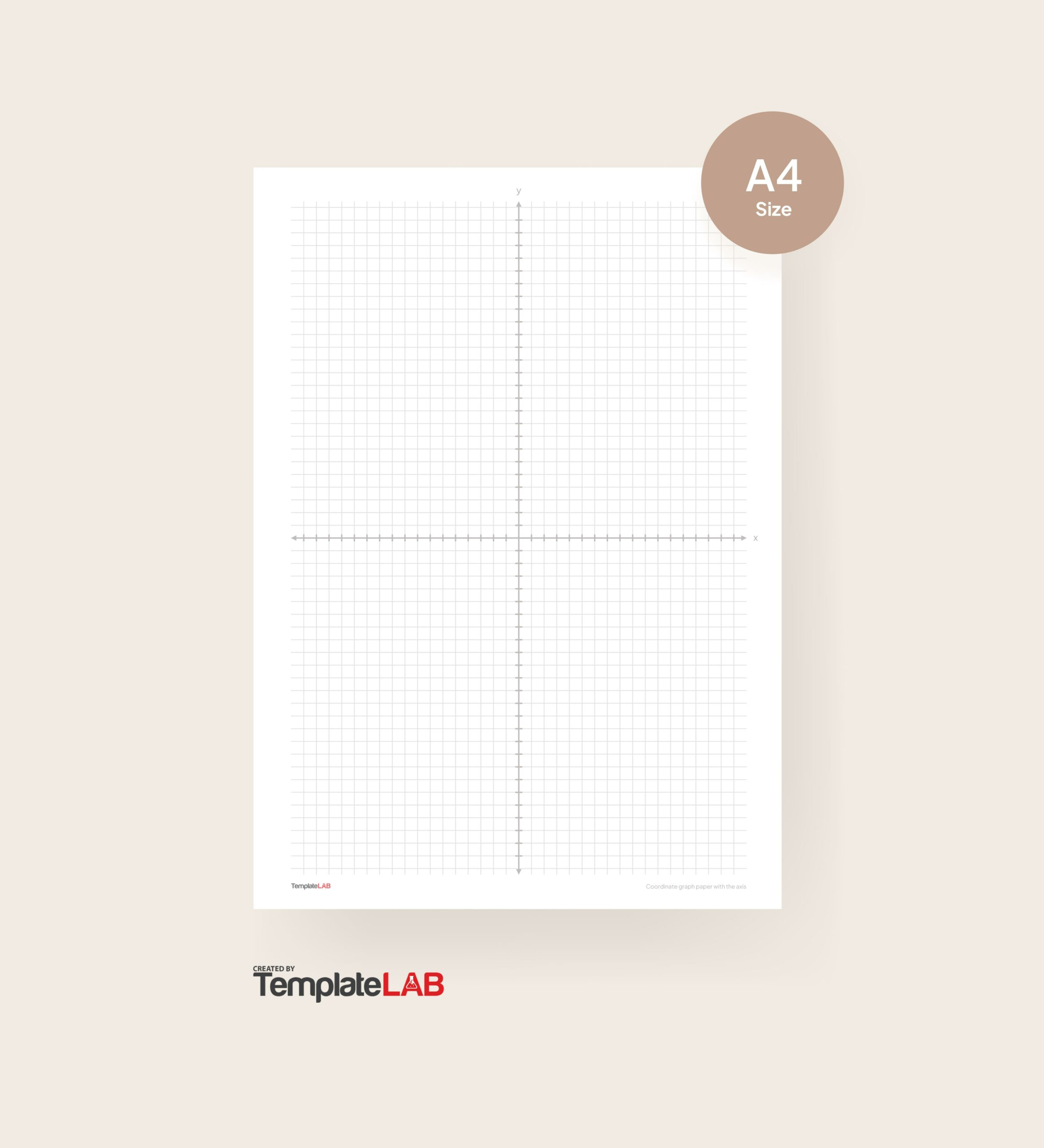 24 Free Printable Graph Paper Templates (Word, Pdf) pertaining to Printable Graphing Paper With Numbers