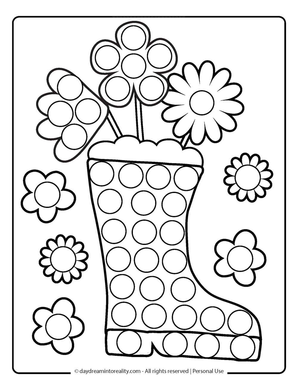 35+ Spring Dot Marker Pages | Free Pdf Printables! ~ Daydream Into inside Dot To Dot Marker Printables