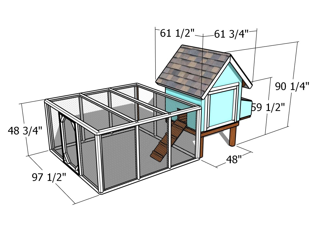 4X4 Chicken Coop Plans | Myoutdoorplans inside Chicken Coop Plans Free Printable