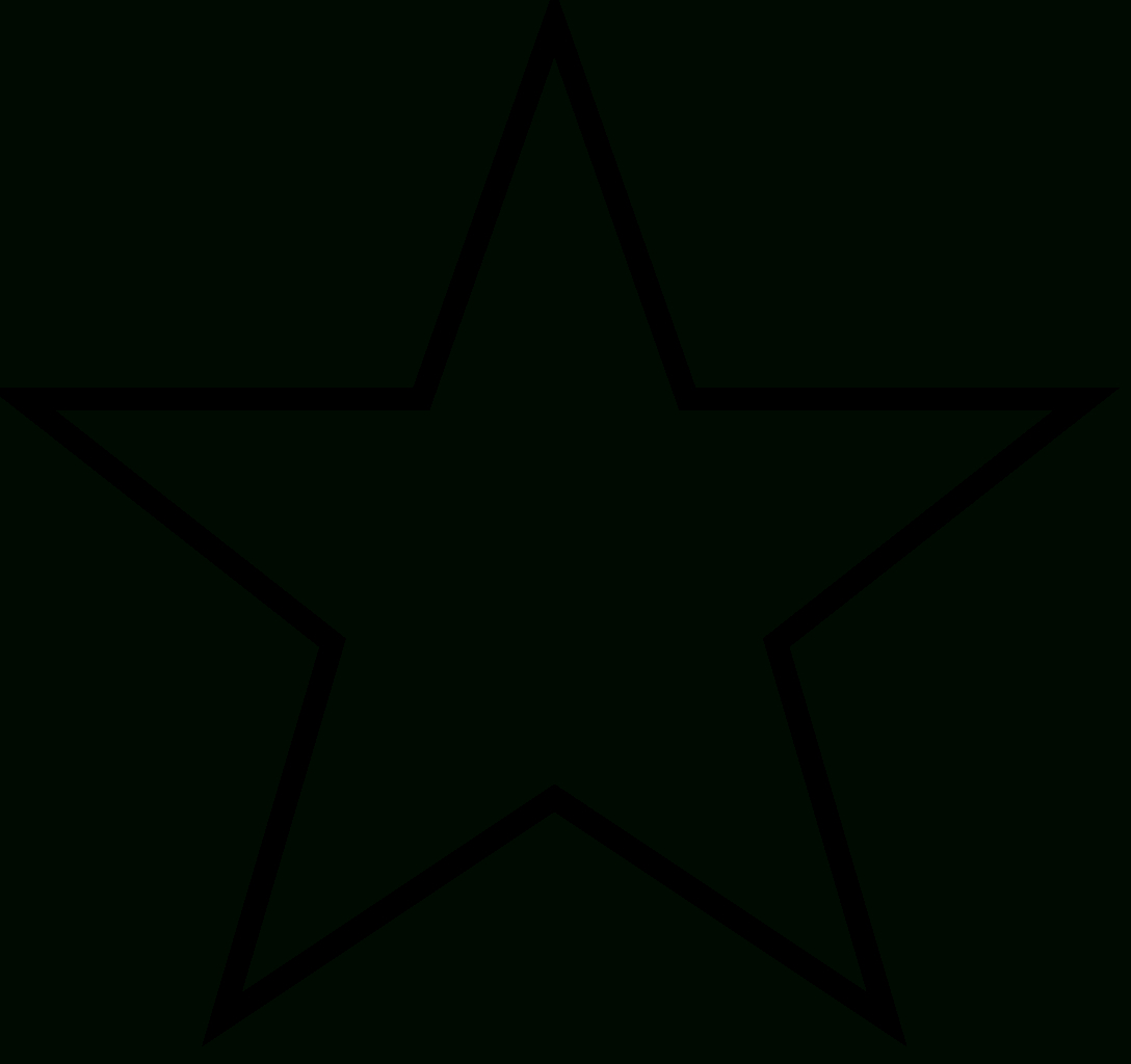 Adjustable Size 5 Point Star Template - 10 Free Pdf Printables with 5 Pointed Star Template Free Printable