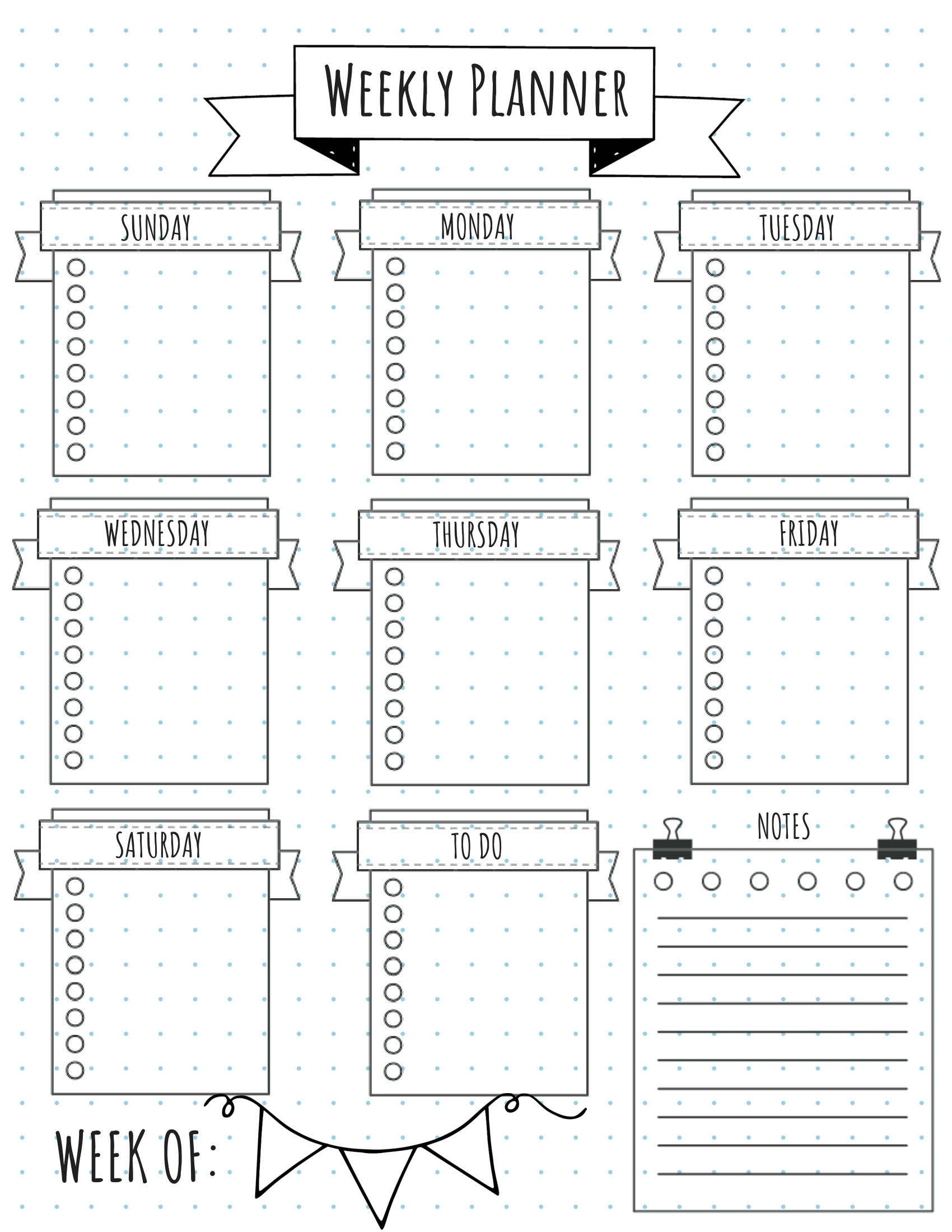 Bullet Journal Layouts intended for Bullet Journal Page Ideas Printable
