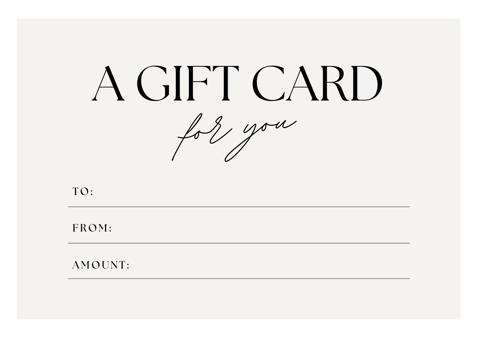 Custom Gift Certificates - Printable Gift Cards | Canva intended for What Stores Offer Printable Gift Cards