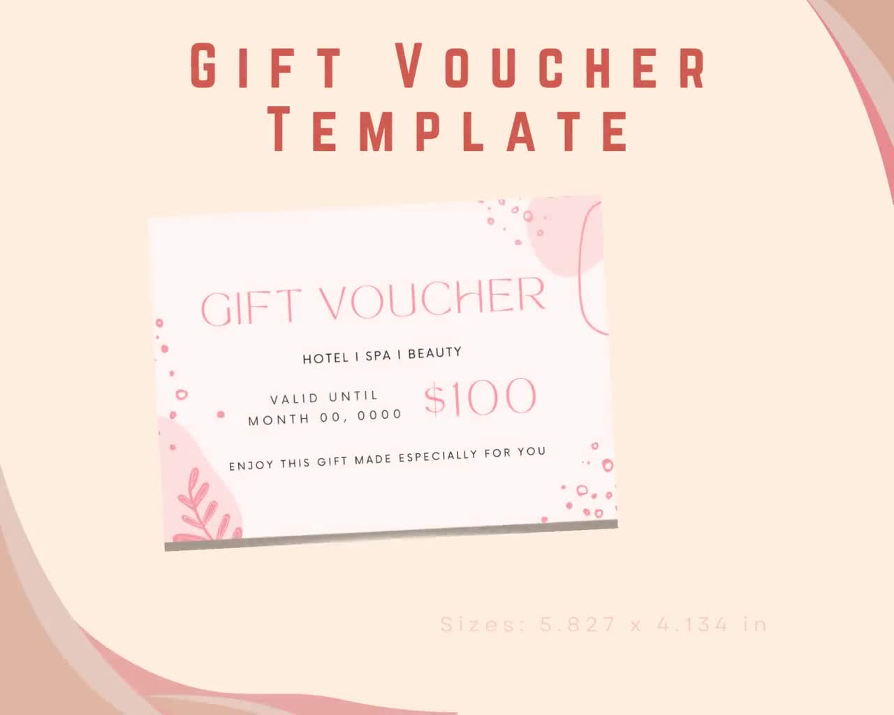 Custom Gift Voucher Card Template | Birthday Voucher, Add Logo Edit,  Business Certificate, Business Voucher, Card Voucher, Custom Gift throughout What Stores Offer Printable Gift Cards