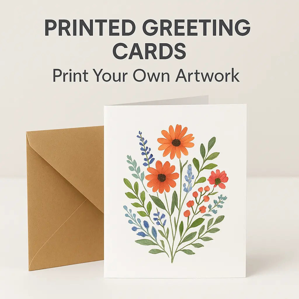 Custom Greeting Printing – Print Your Own Artwork - Paper Love with Create Your Own Printable Greeting Card