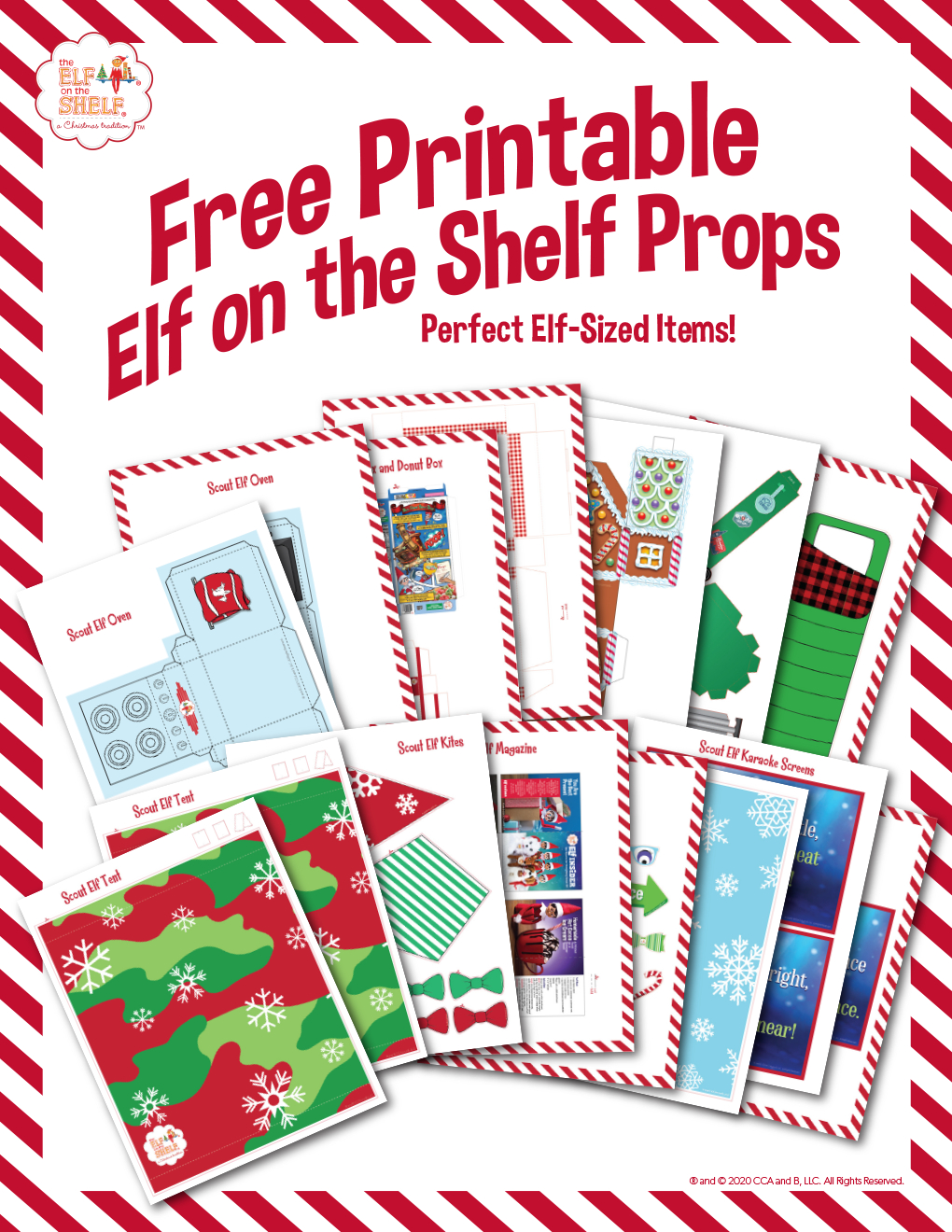 Download Free Printable Elf On The Shelf Props | The Elf On The Shelf intended for Free Elf on a Shelf Printables
