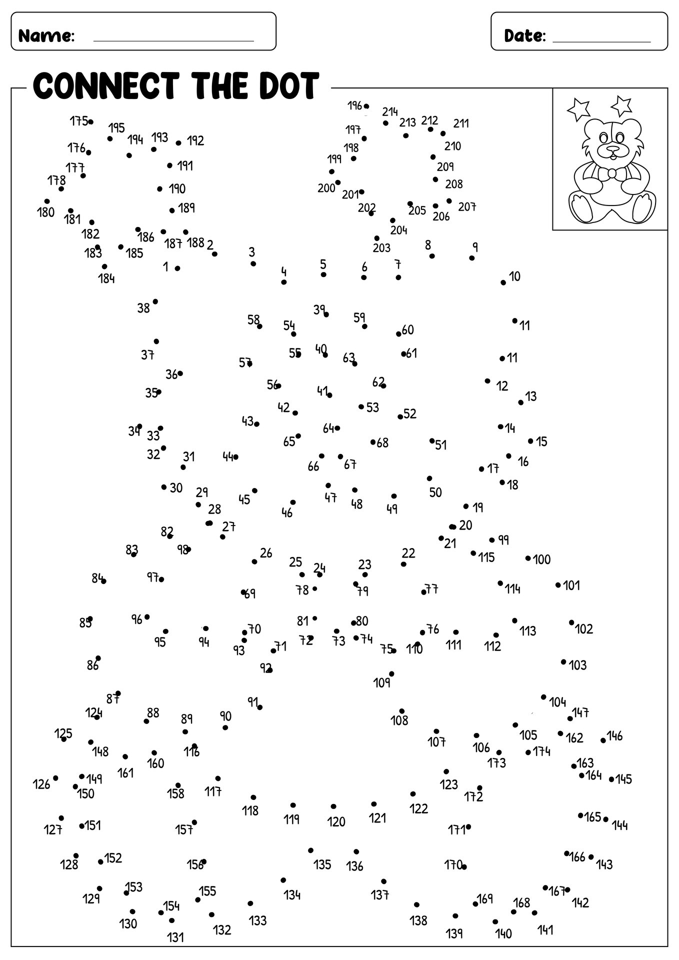 Extreme Dot To Dot Printables Free - Printable Party Favors inside Free Printable Extreme Dot to Dot