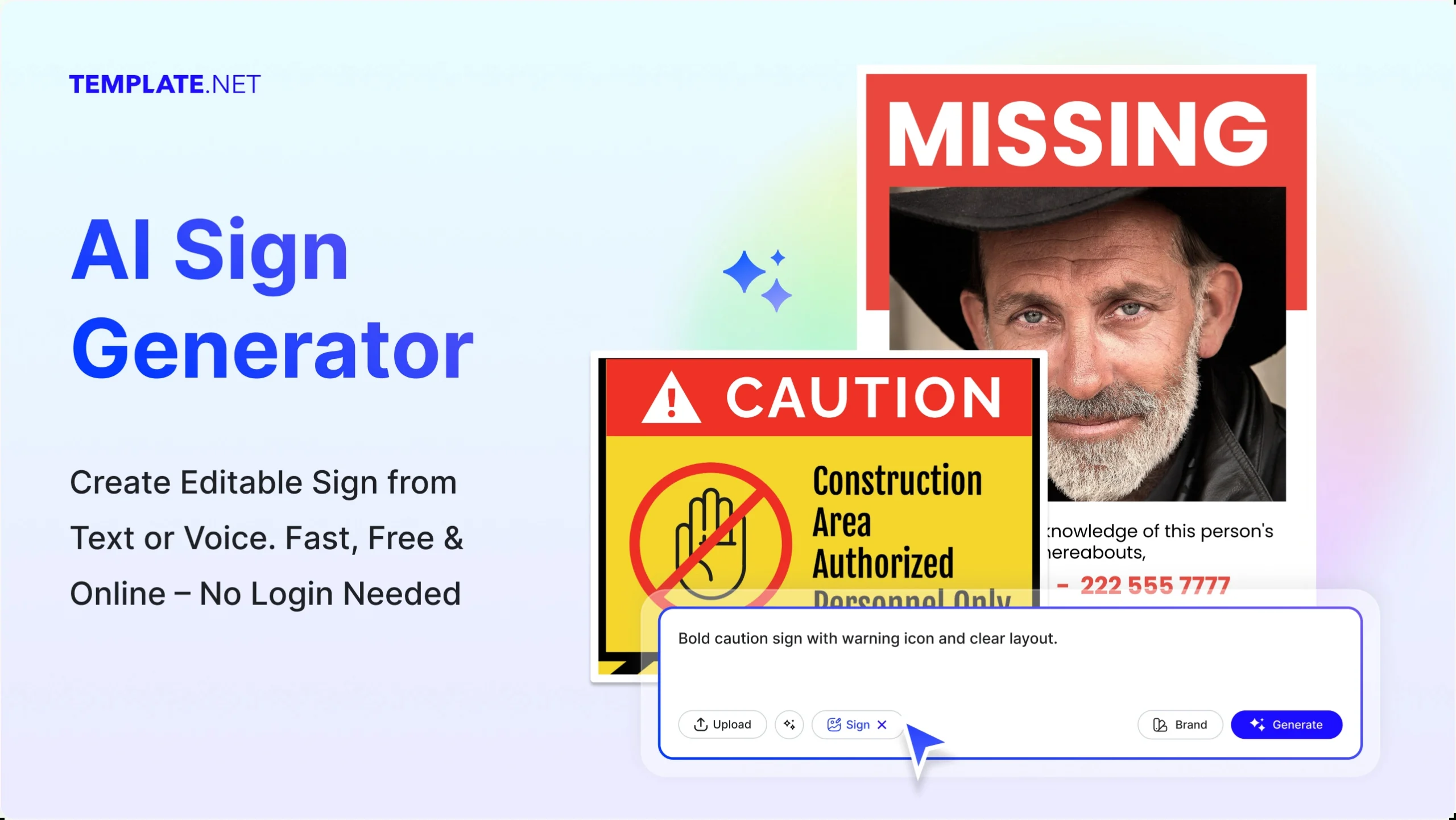 Free Ai Sign Generator, Free Sign Maker Online regarding Free Printable Online Sign Maker