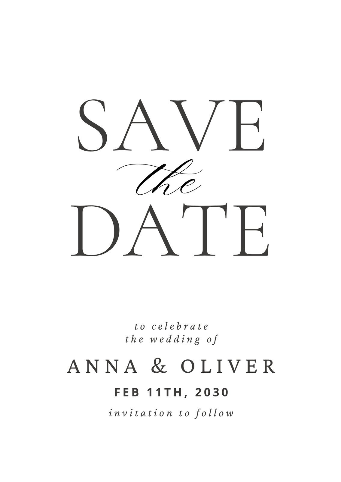 Free And Customizable Save The Date Templates | Canva with regard to Save The Date Templates Free Printables