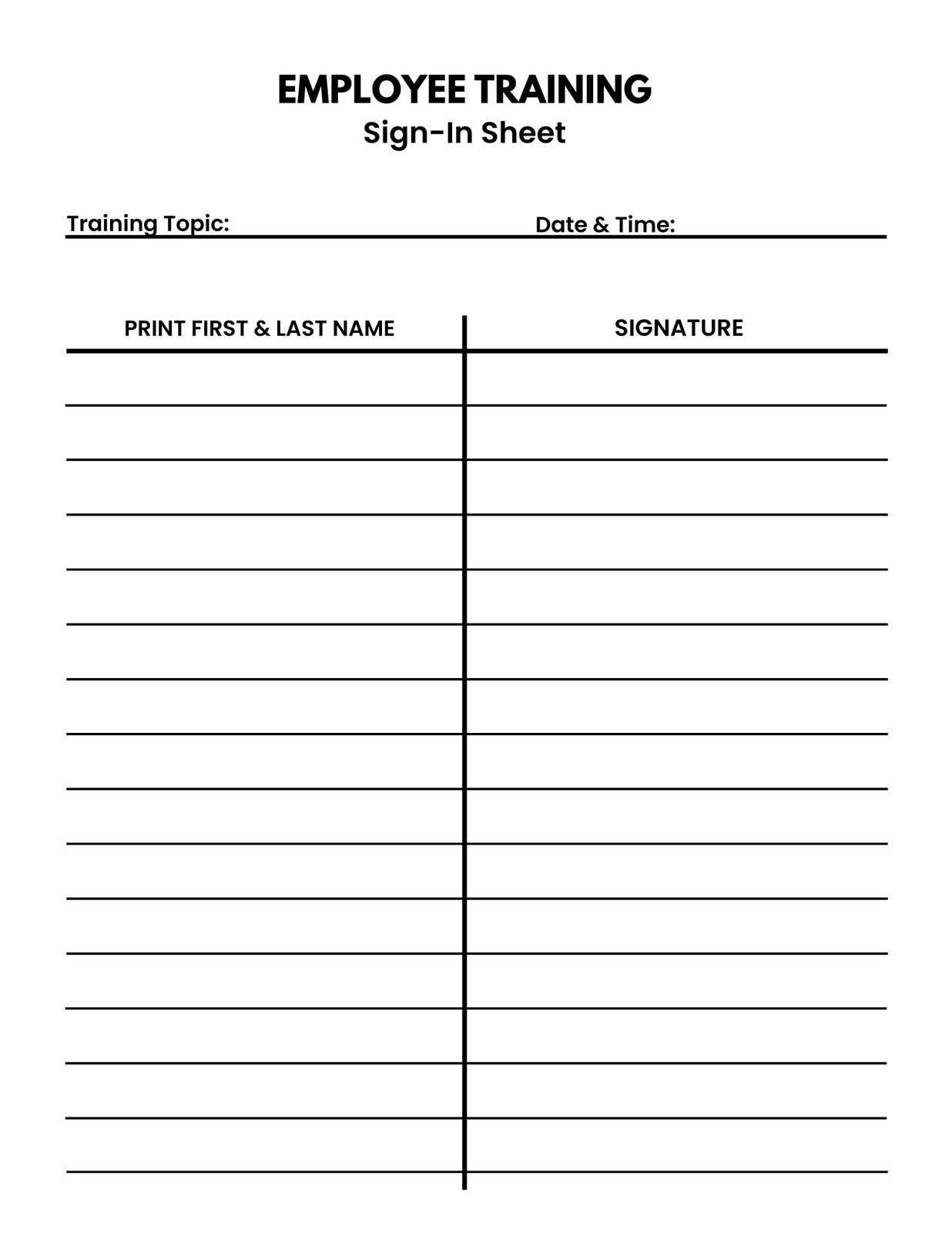 Free And Customizable Sign Up Sheet Templates with regard to Printable Sign Up Sheets Free