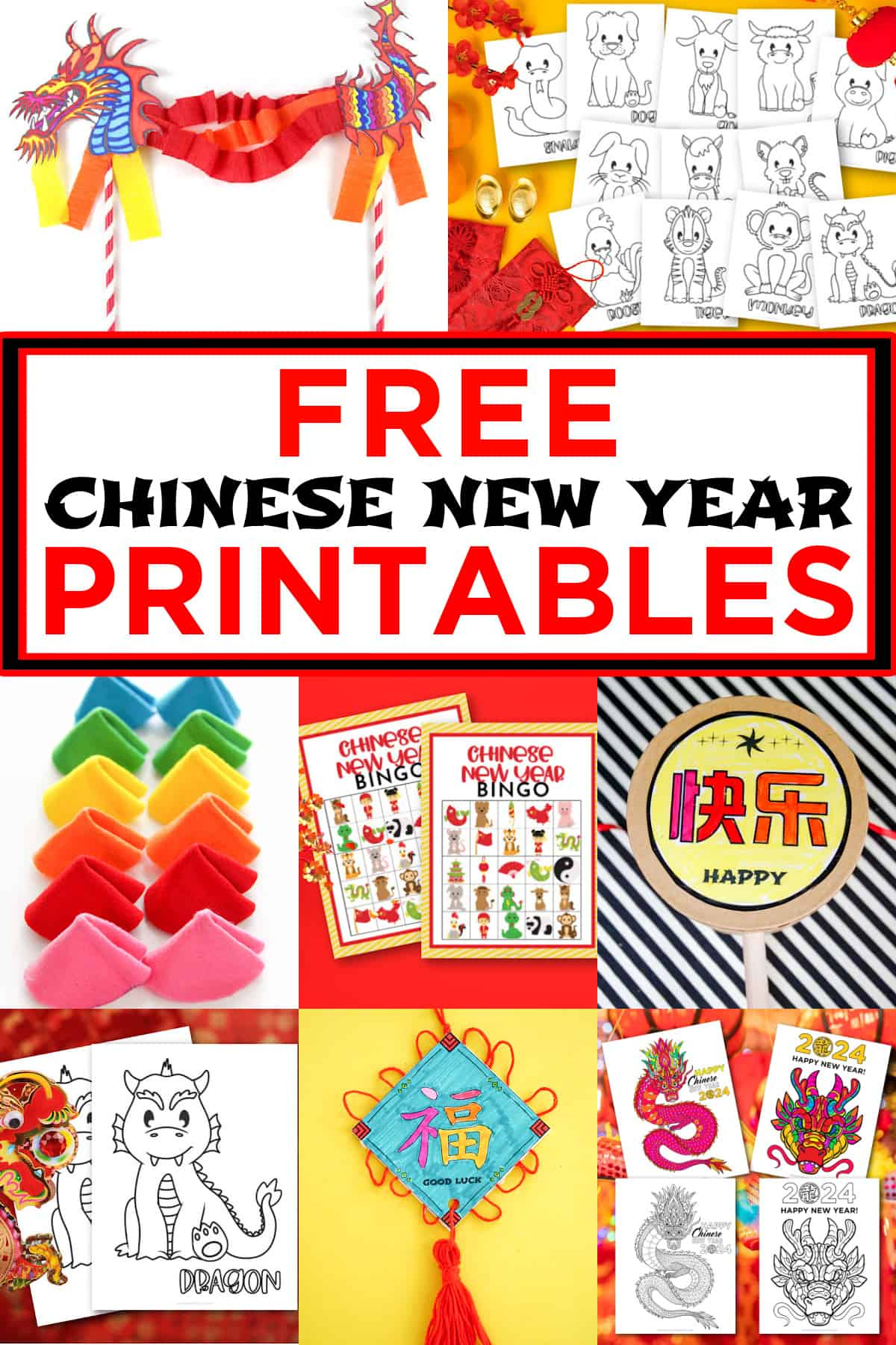 Free Chinese New Year Printables - Made With Happy with Chinese New Year Free Printable