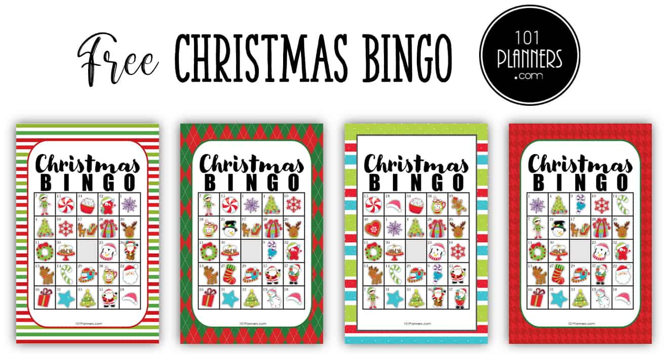 Free Christmas Bingo Printable intended for Free Printable Christmas Bingo Cards with Numbers