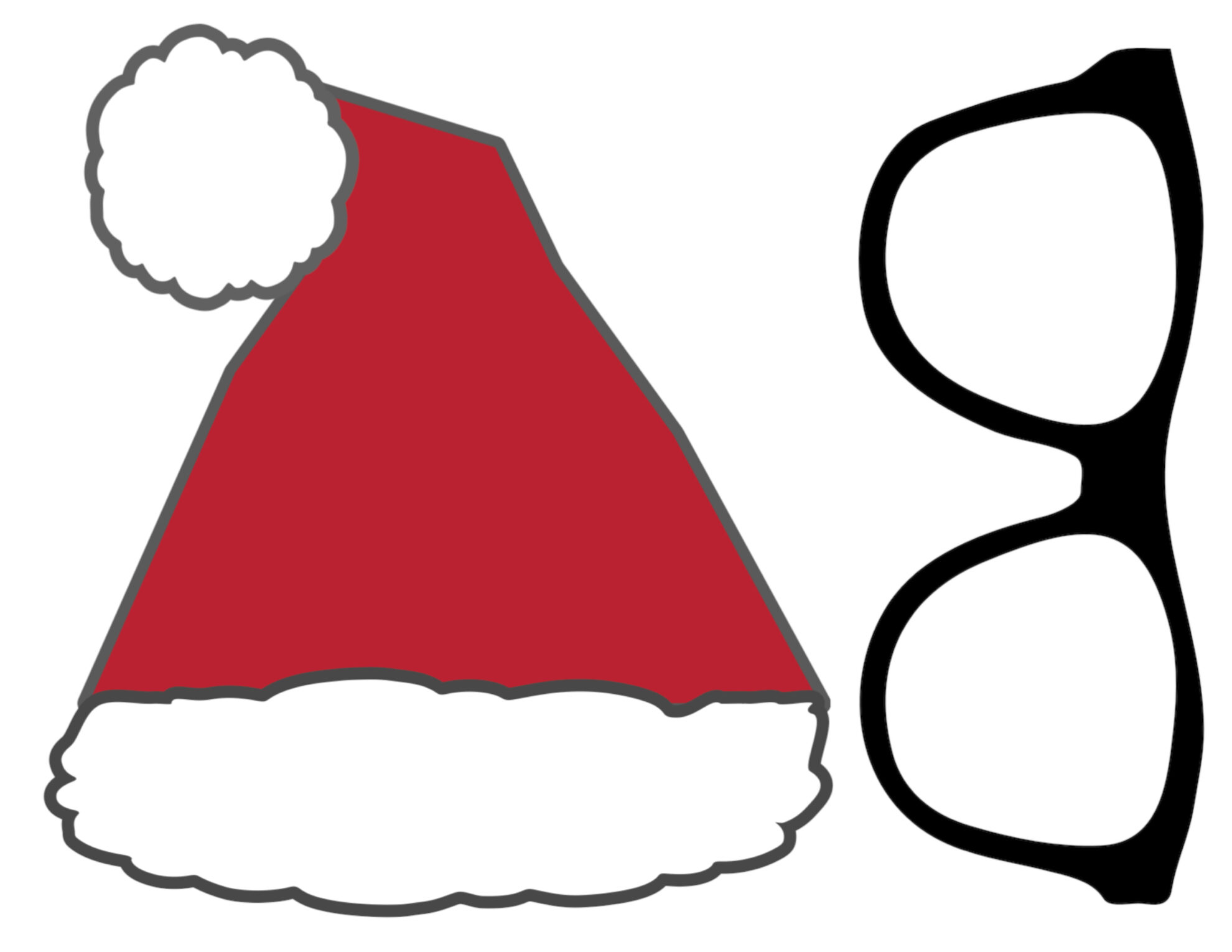 Free Christmas Photo Booth Props Printable - Paper Trail Design pertaining to Christmas Photo Booth Props Printable Free