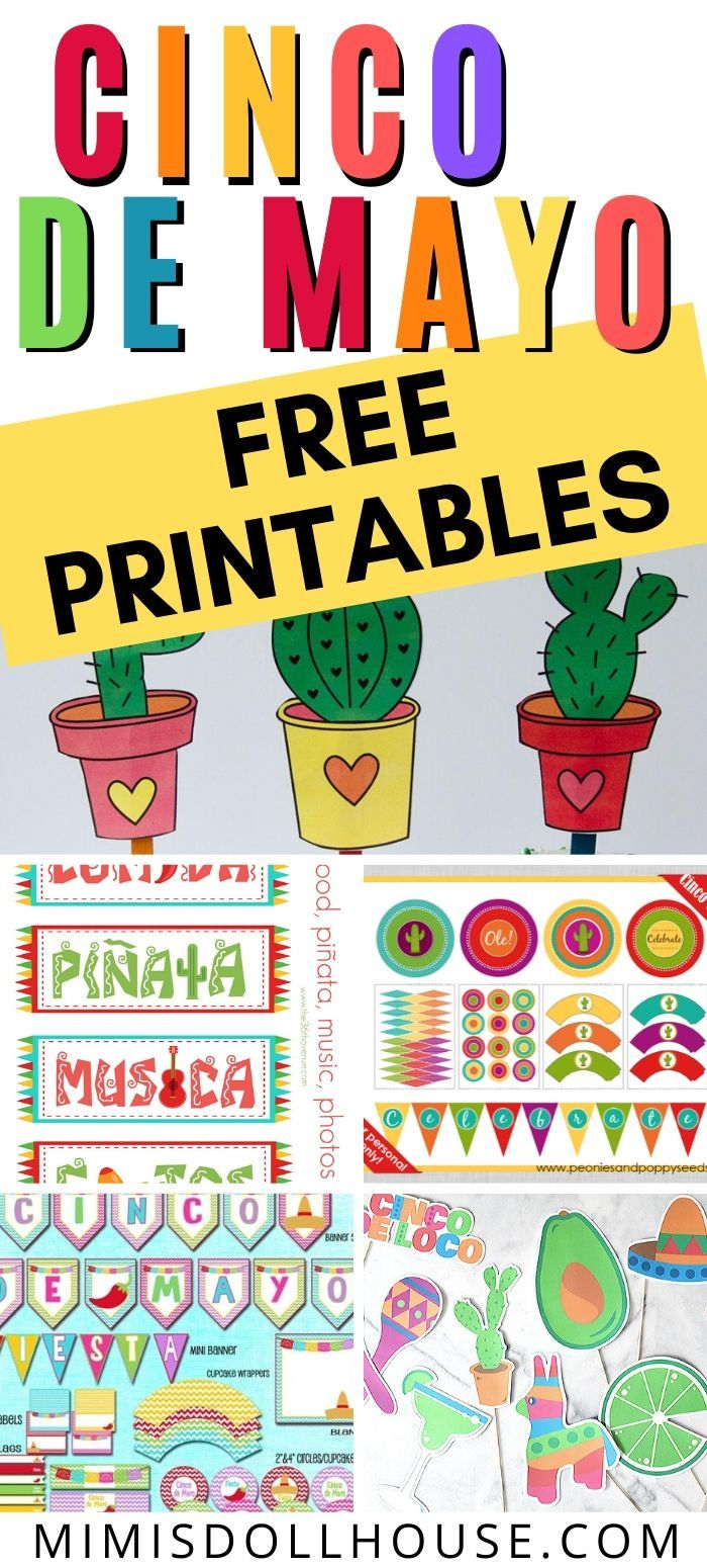 Free Cinco De Mayo Printables throughout Cinco De Mayo Printable Decorations