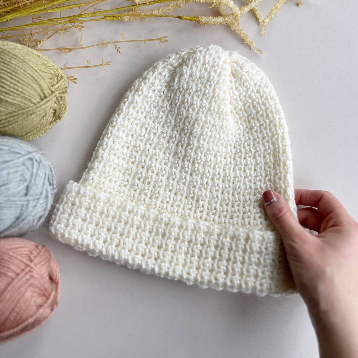 Free Crochet Beanie Pattern In All Sizes | Hanjan Crochet in Crochet Hat Patterns Free Printable