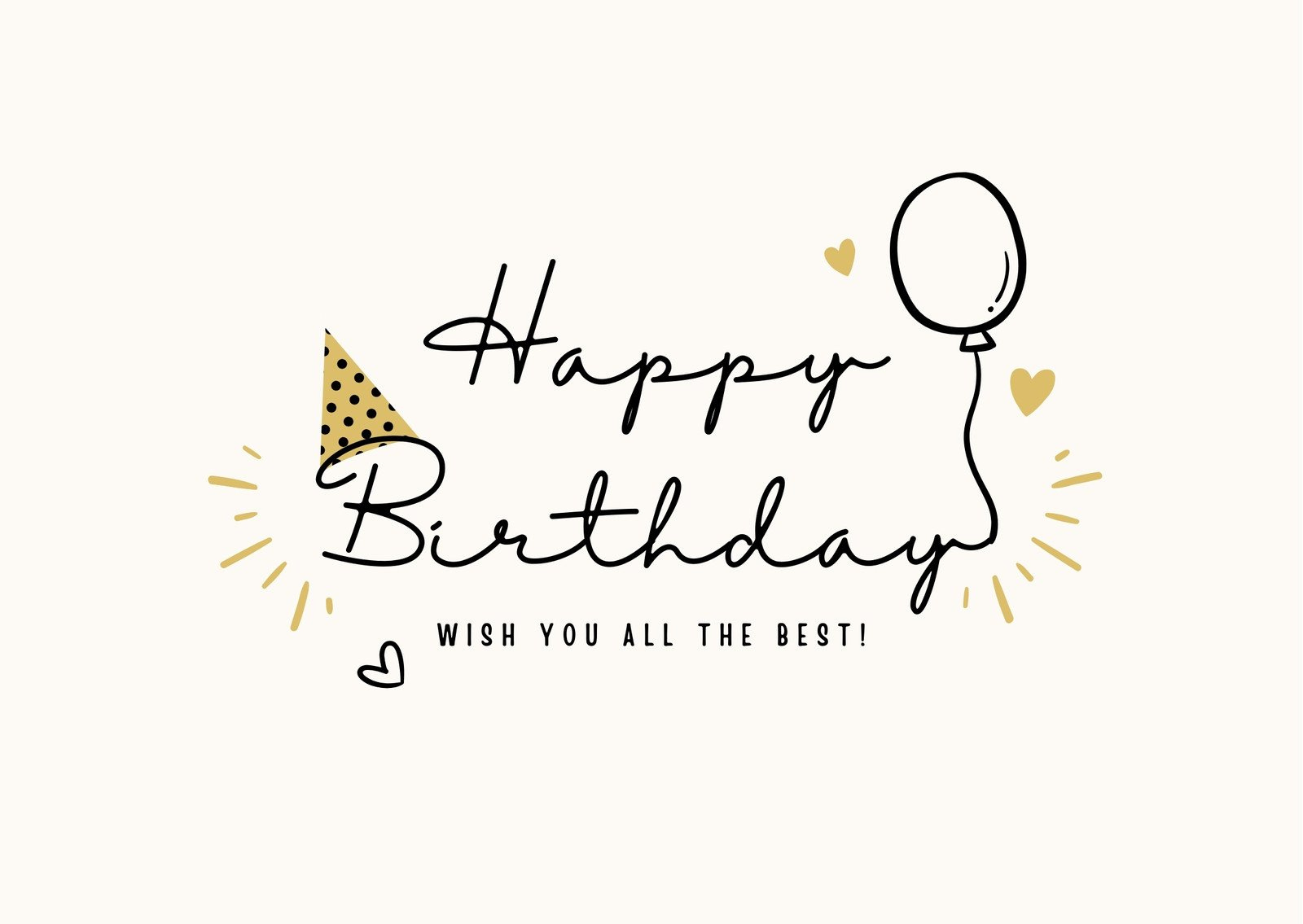 Free, Custom Printable Birthday Card Templates | Canva for Happy Birthday Free Cards Printable