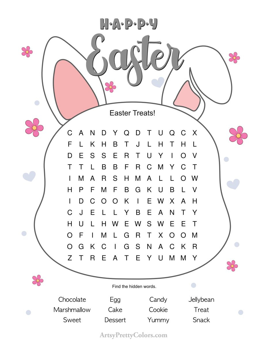 Free Easter Word Search Printable Puzzles! (Uncover The Fun for Easter Word Search Printable Free