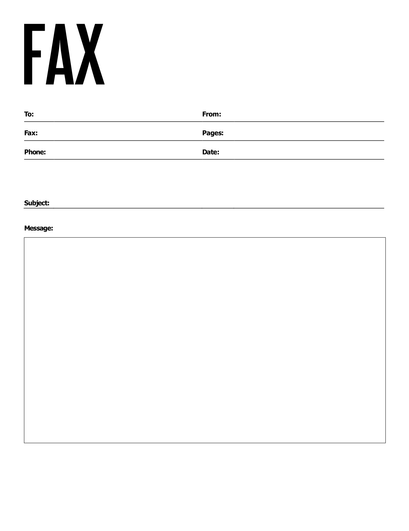 Free Fax Cover Sheets | Faxburner inside Plain Fax Cover Sheet Printable