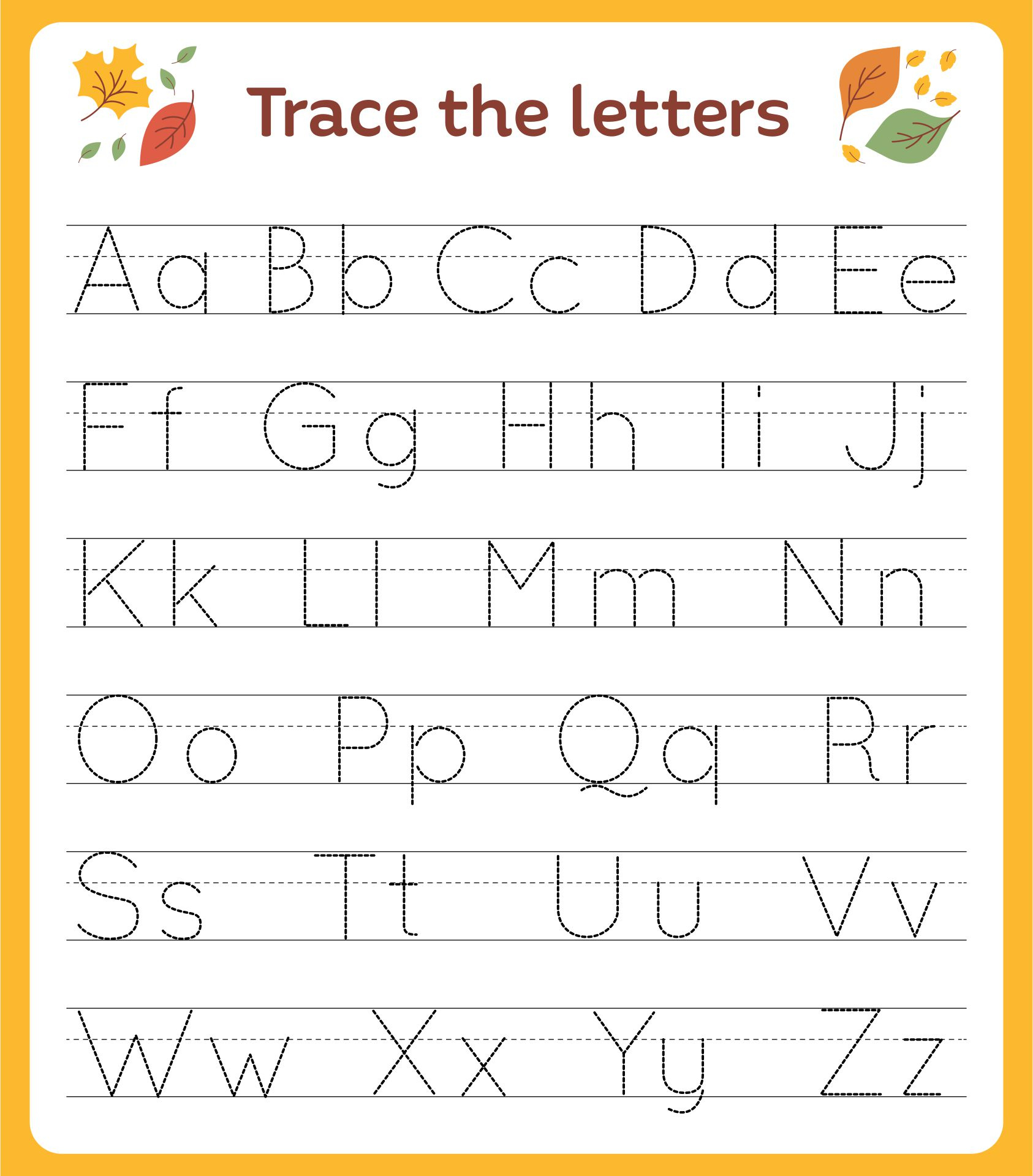 Free Free Printable Alphabet Worksheet Kindergarten, Download Free inside Kindergarten Free Printable Worksheets Alphabet