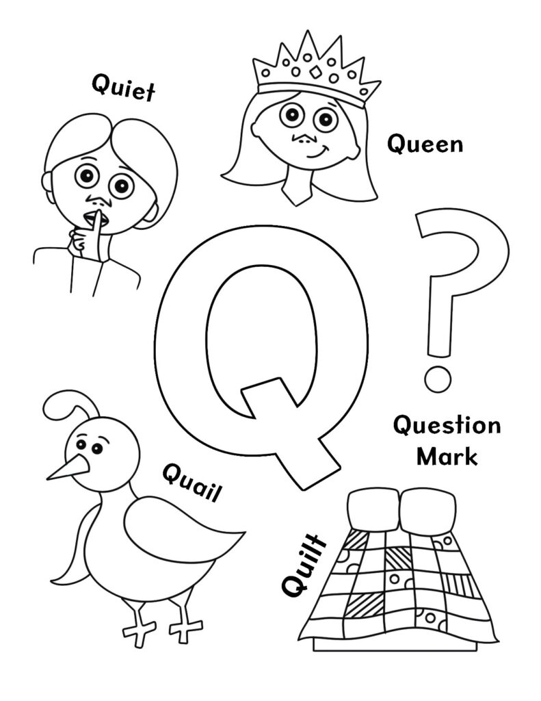 Free Letter Q Worksheets For Preschool ⋆ The Hollydog Blog inside Letter Q Worksheets Free Printables