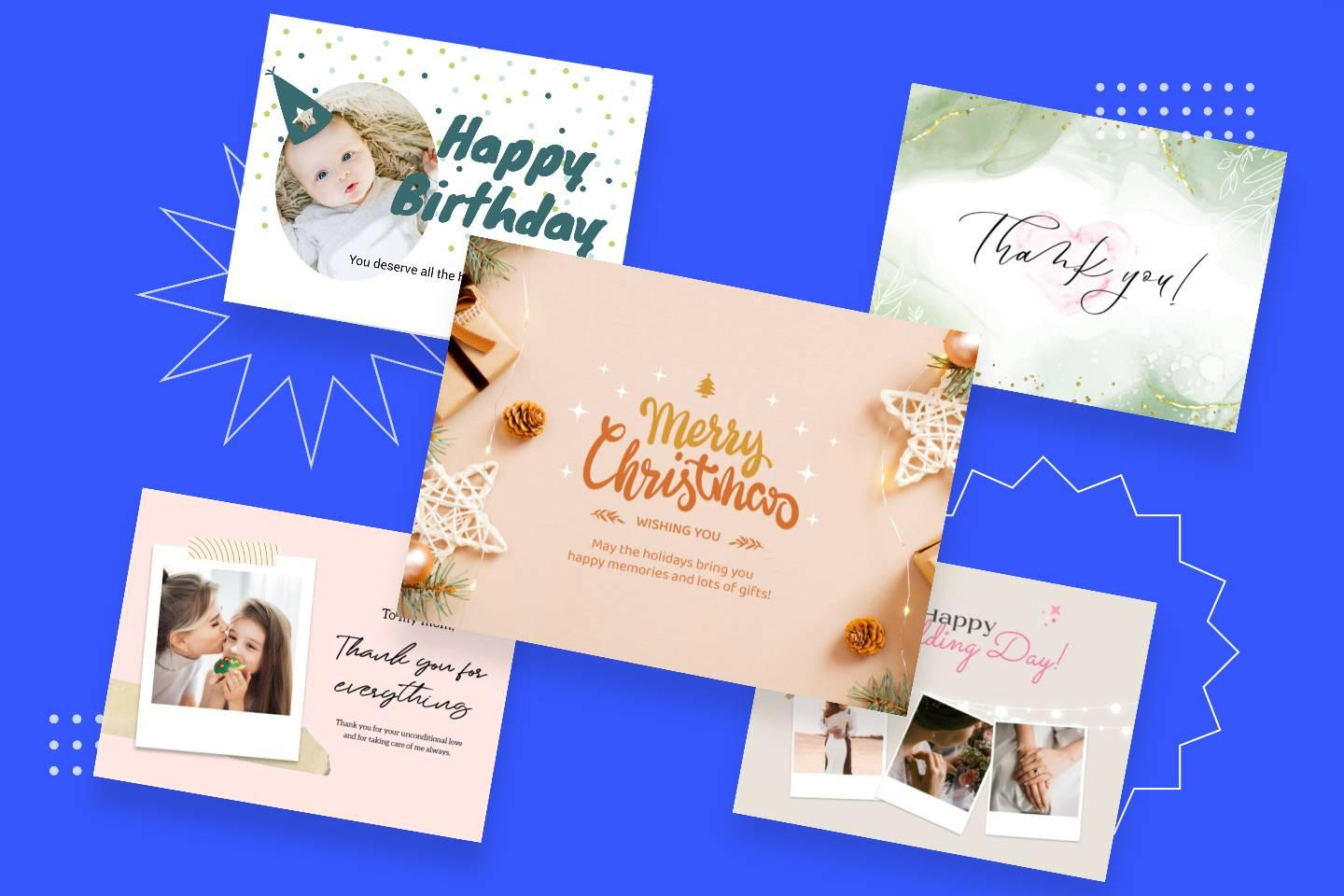 Free Online Card Maker: Create Digital And Printable Cards With for Create Your Own Printable Greeting Card