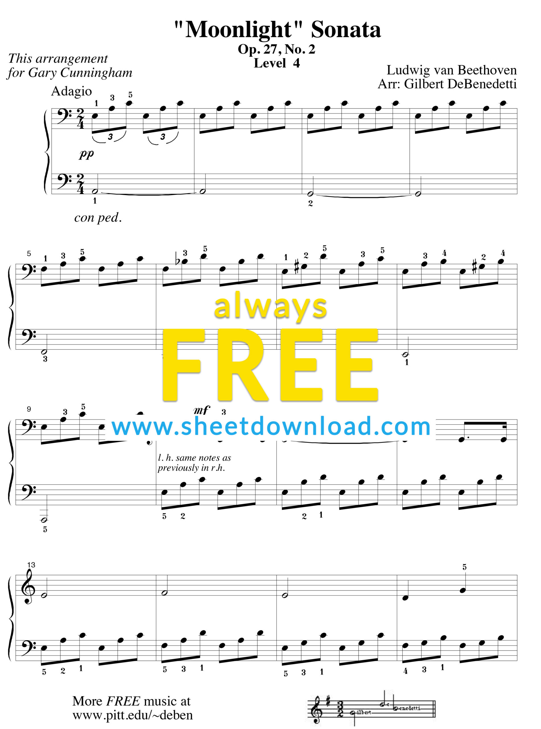 Free Piano Sheet Music To Download And Print - High Quality Pdfs for Sheet Music Piano Free Printable