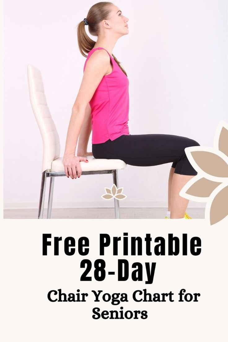 Free Printable 28-Day Chair Yoga Chart For Seniors with regard to 28 Day Chair Yoga For Seniors Free Printable