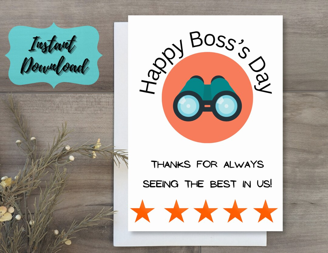 Free Printable Bosses Day Cards - Printable Party Favors throughout Best Boss Card   Printable Free