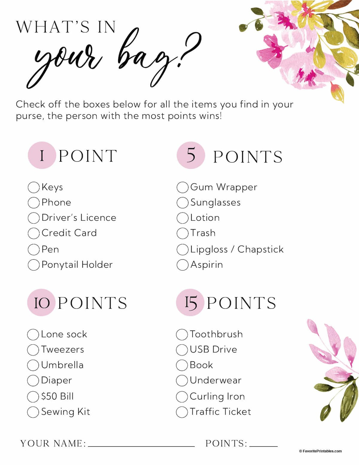 Free Printable Bridal Shower Games - Favorite Printables within Free Bridal Shower Games Printables