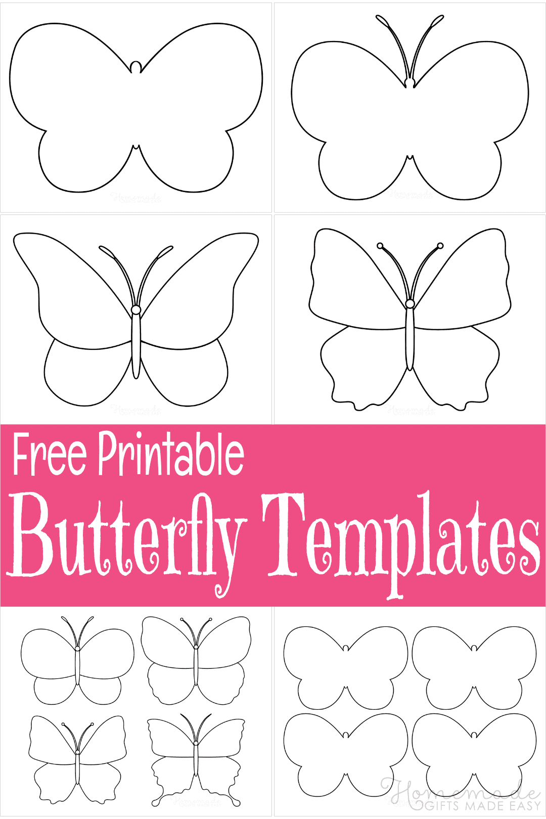 Free Printable Butterfly Templates &amp;amp; Outlines pertaining to Free Printable of a Butterfly