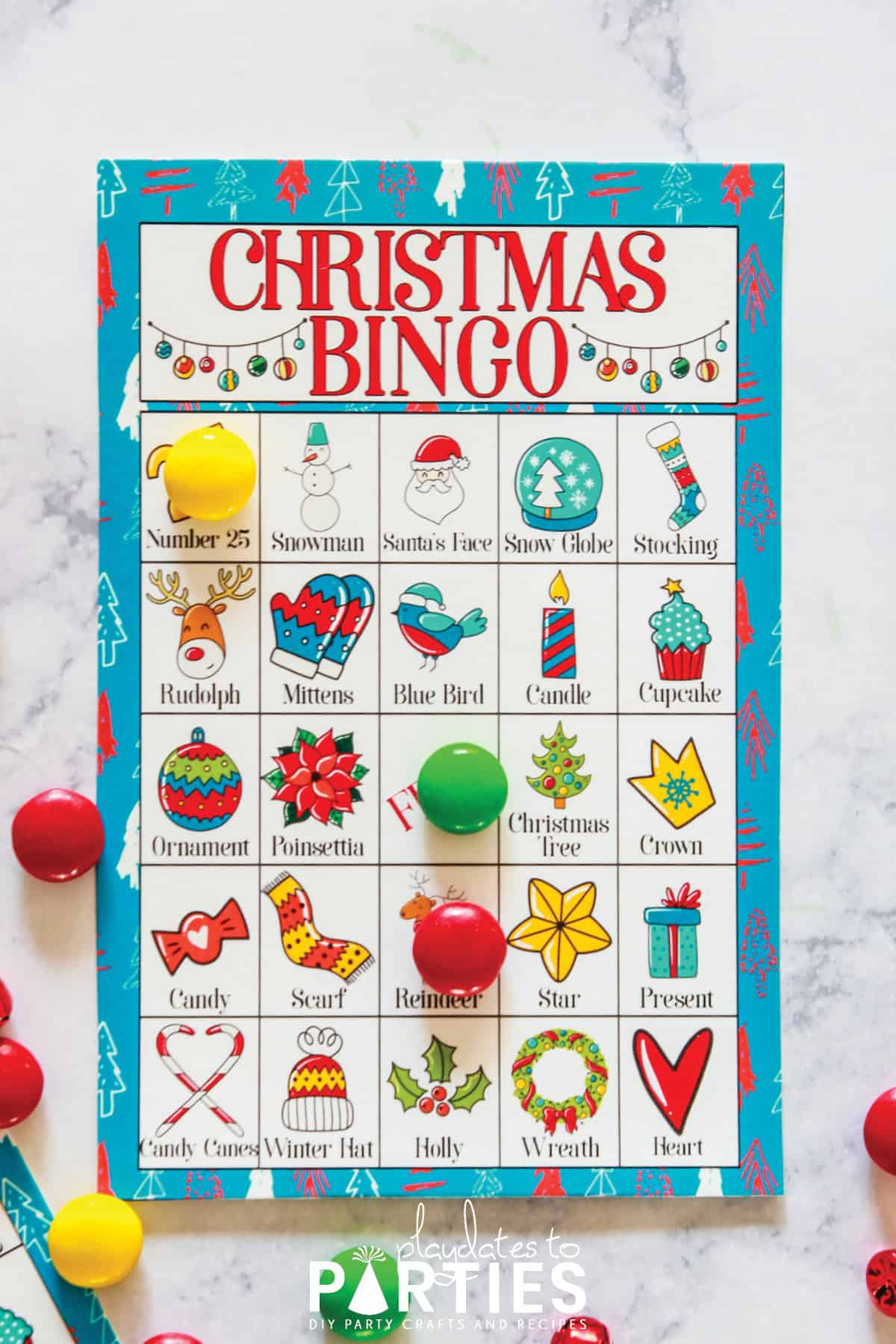 Free Printable Christmas Bingo Cards For Kids within Free Printable Christmas Bingo Cards with Numbers