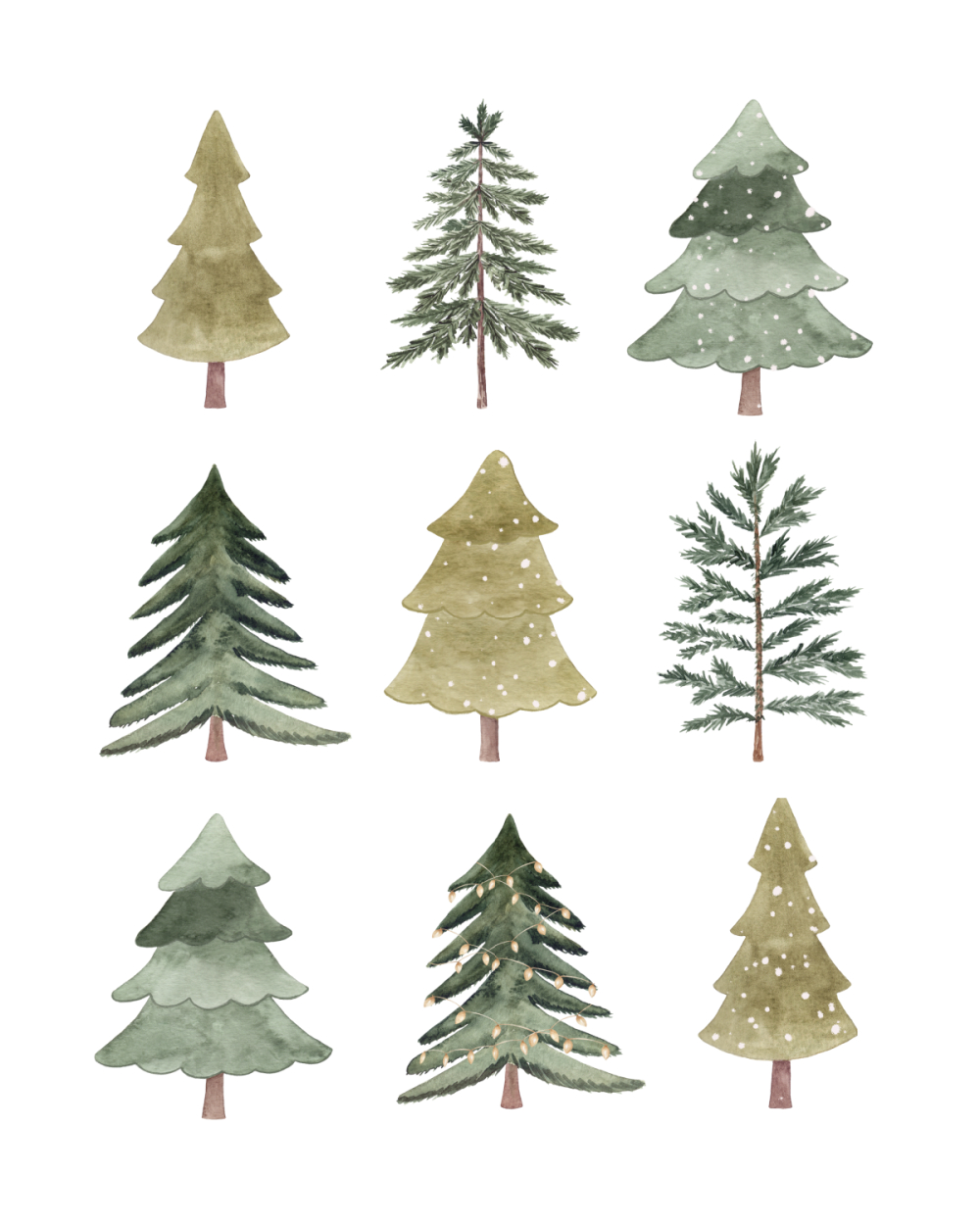 Free Printable Christmas Tree Art - Clean And Scentsible with regard to Free Christmas Tree Decorations Printables