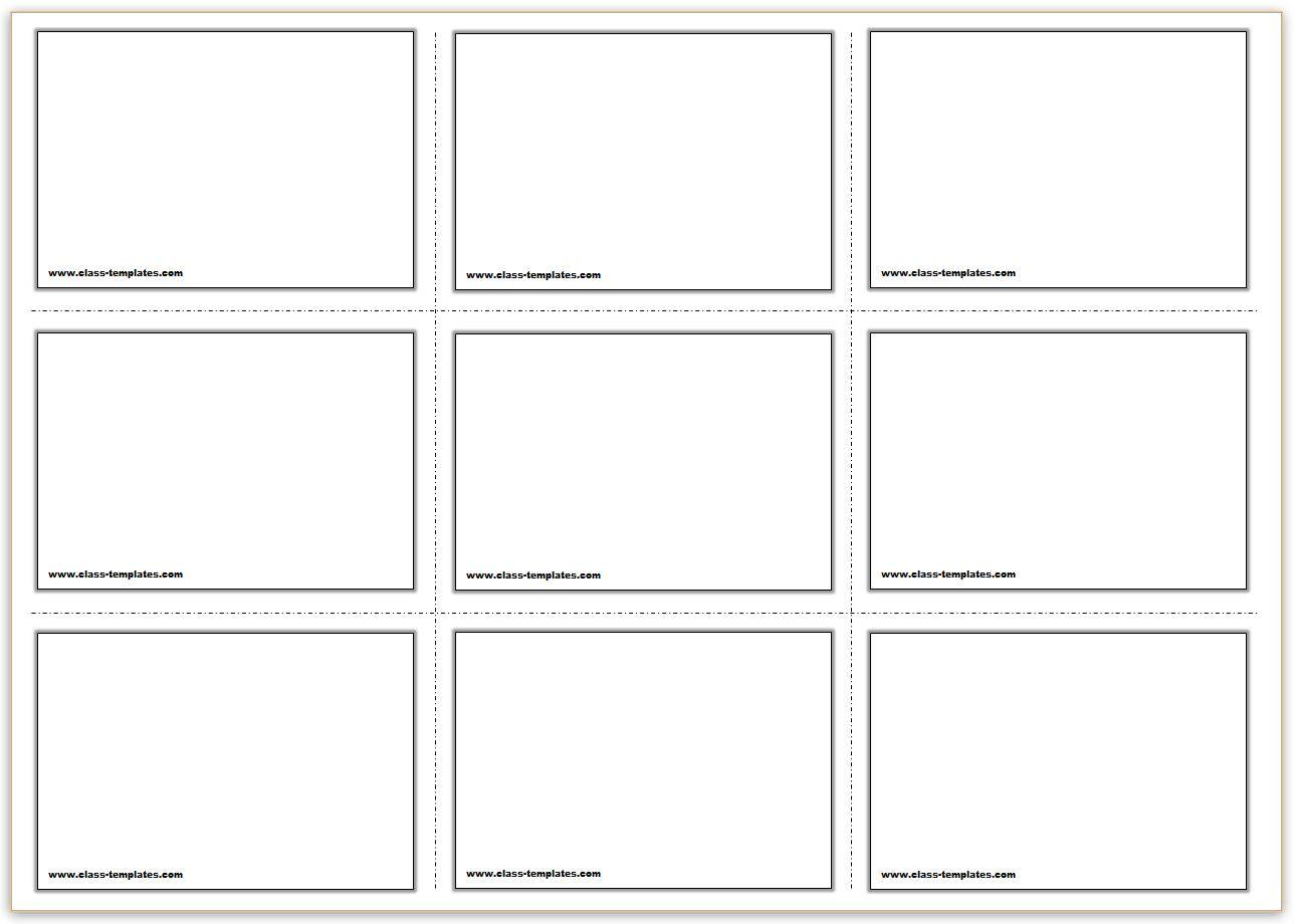 Free Printable Flash Cards Template pertaining to Free Printable Flash Card Maker