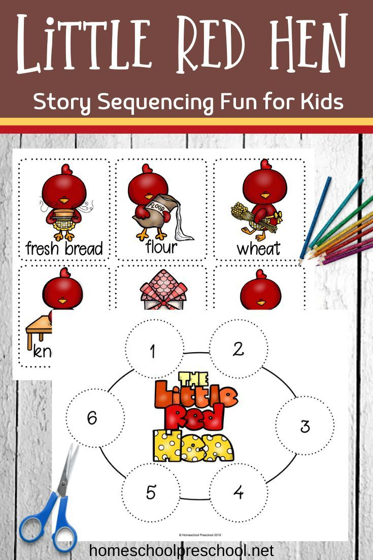 Free Printable Little Red Hen Sequencing Cards: Fun & Learning! with Little Red Hen Story Printable