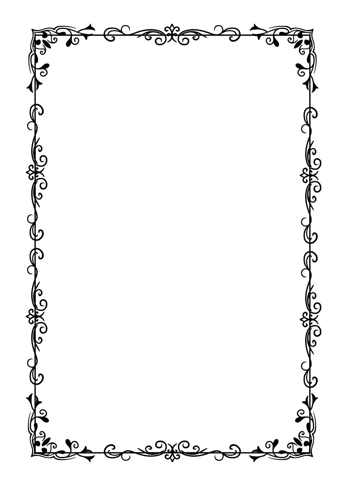 Free Printable Page Border Templates You Can Customize | Canva throughout Borders For Papers Printable Free