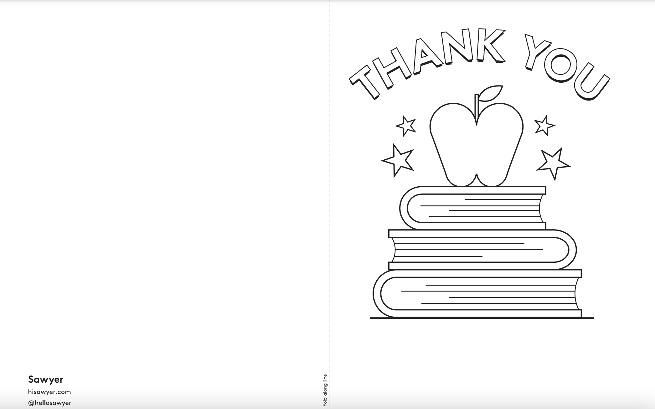 Free Printable Teacher Appreciation Card | Sawyer Blog with regard to Printable Thank You Card Teacher