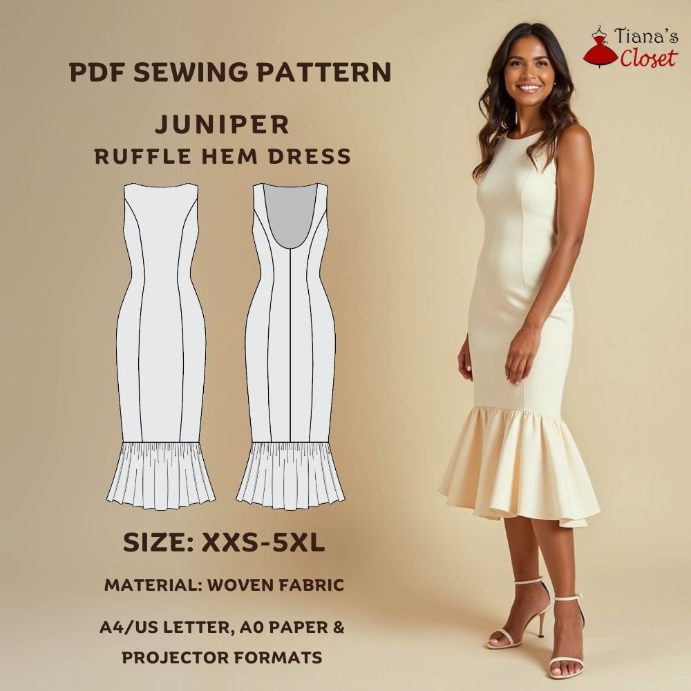 Free Sewing Pattern – Tiana&amp;#039;S Closet inside Woman Free Printable Sewing Patterns