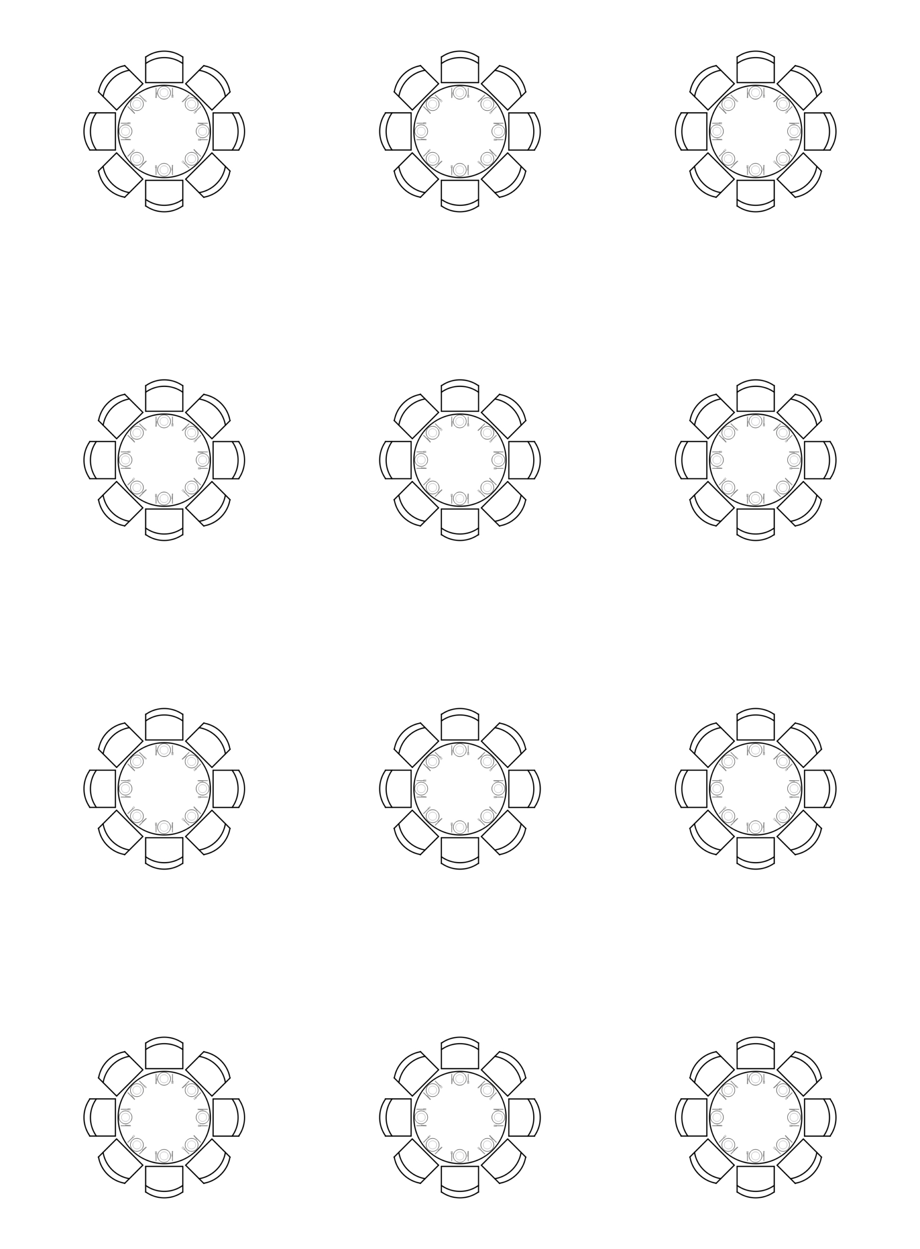 Free Table Seating Plan Templates for Printable Round Table Seating Chart Template
