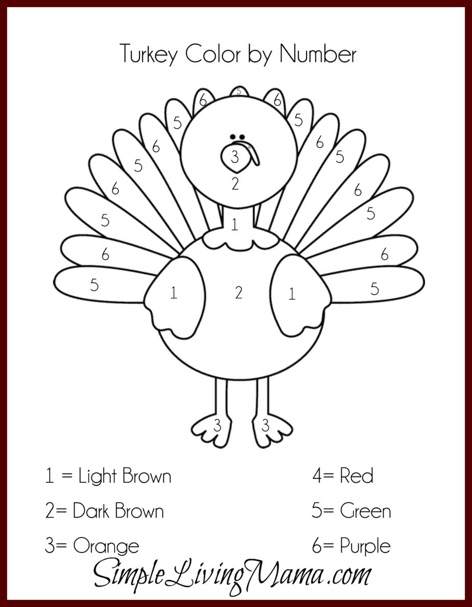 Free Thanksgiving Printables And Crafts For Kids - Simple Living Mama intended for Thanksgiving Crafts For Preschoolers Printable