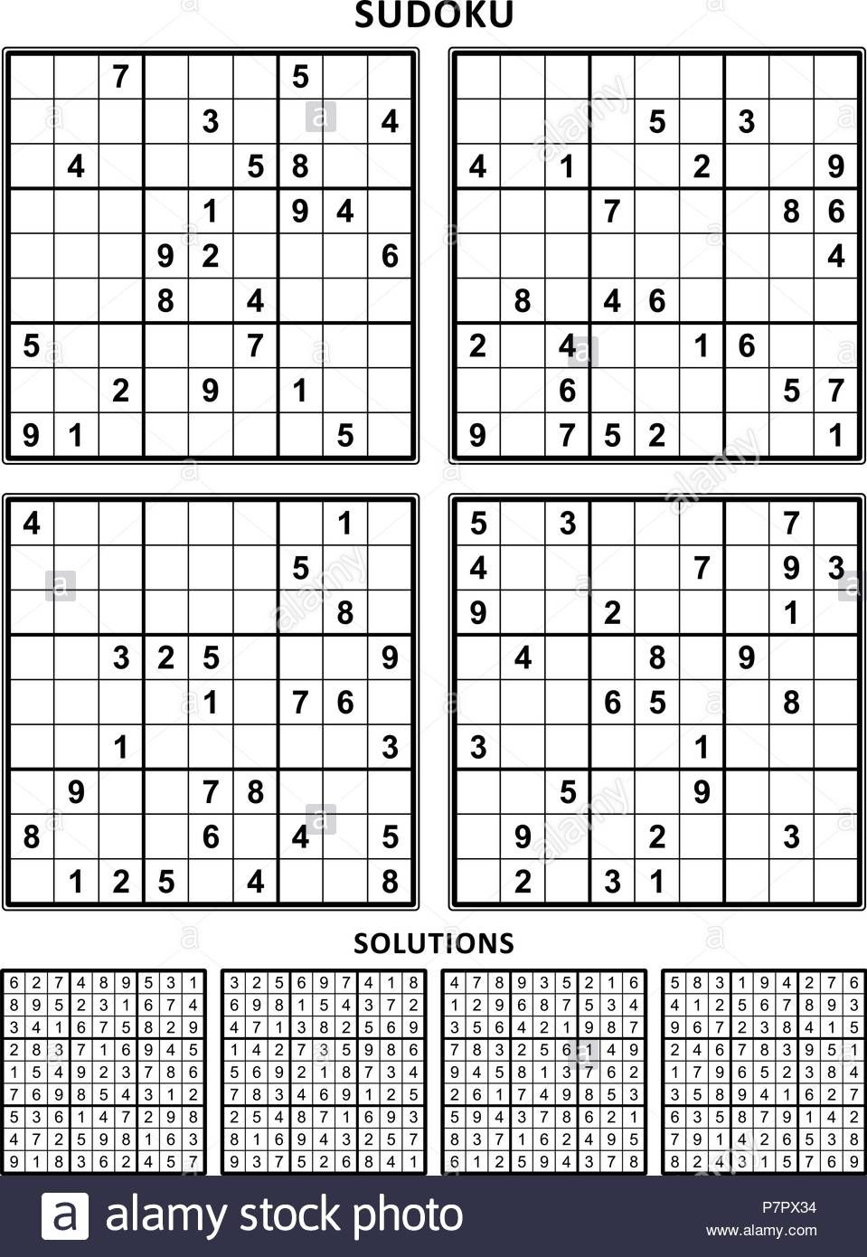 Free Very Easy Sudoku Printable 4 Per Page, Download Free Very regarding Sudoku Printable 4 Per Page