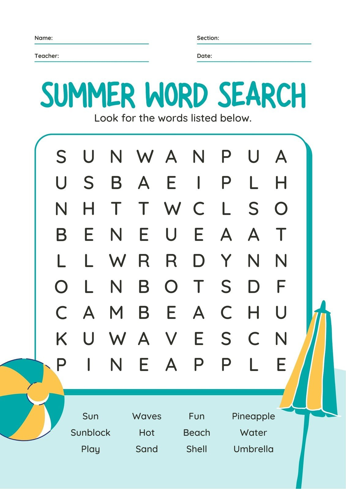 Free Word Search Maker – Make Your Own Word Search | Canva pertaining to Make Your Own Word Search Puzzle Free Printable
