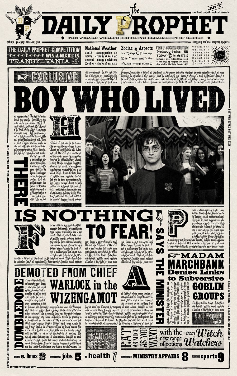 Harry Potter Printable Posters Free - Printable Party Favors with regard to Harry Potter Printable Posters Free
