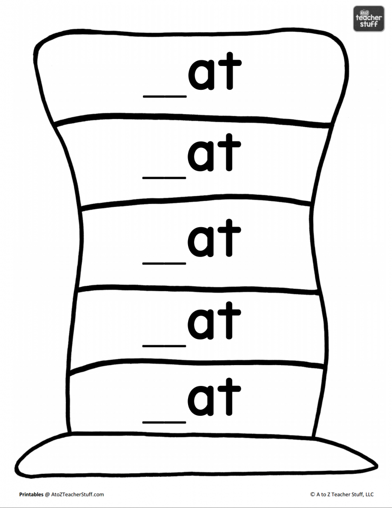 Hat Printables For Dr. Seuss, Cat In The Hat, Or Just Hats! | A To for Cat In The Hat Printable Headband