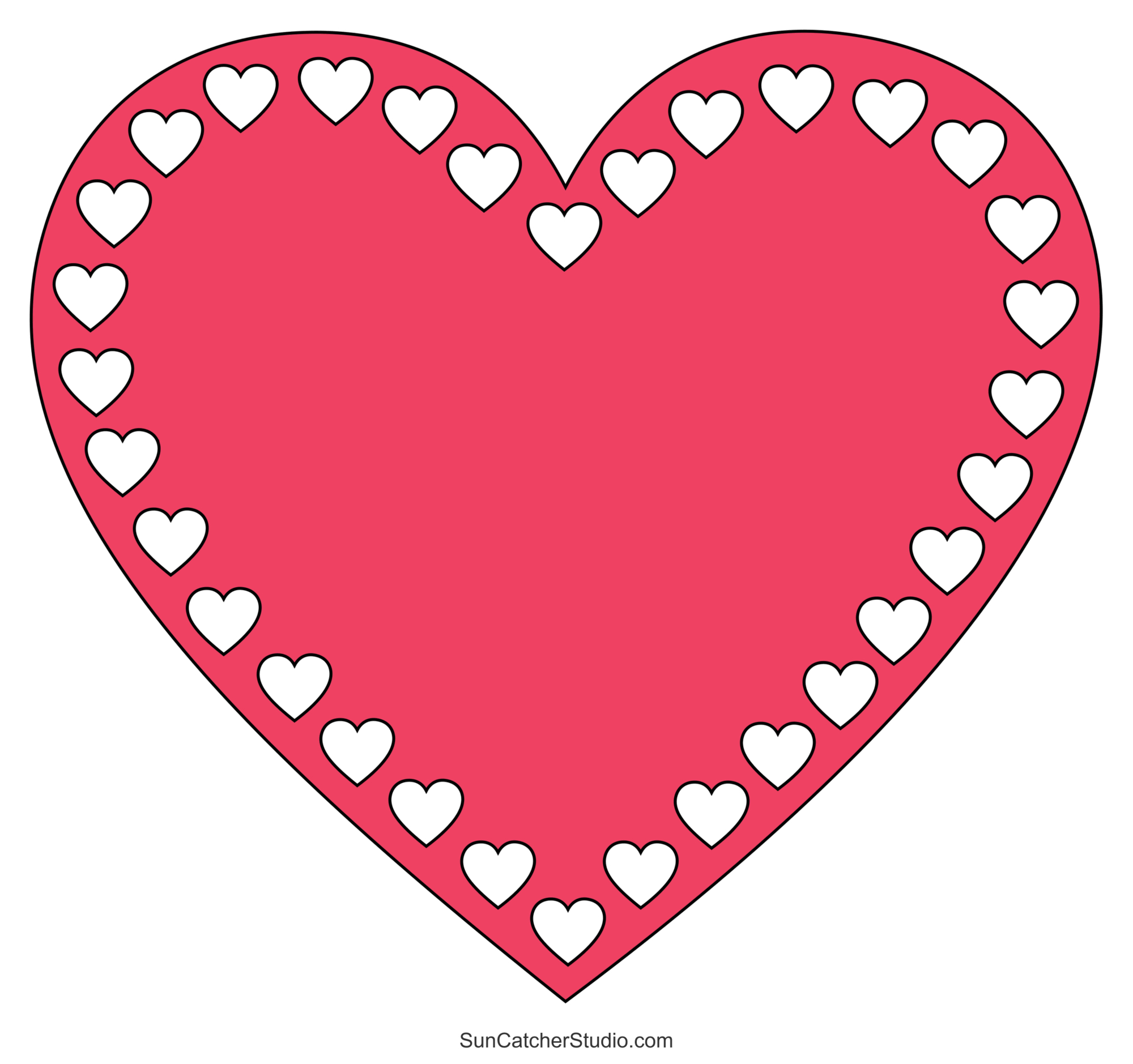 Heart Patterns (Free Printable Valentines Day Clip Art) – Free inside Printable Valentine'S Day Heart
