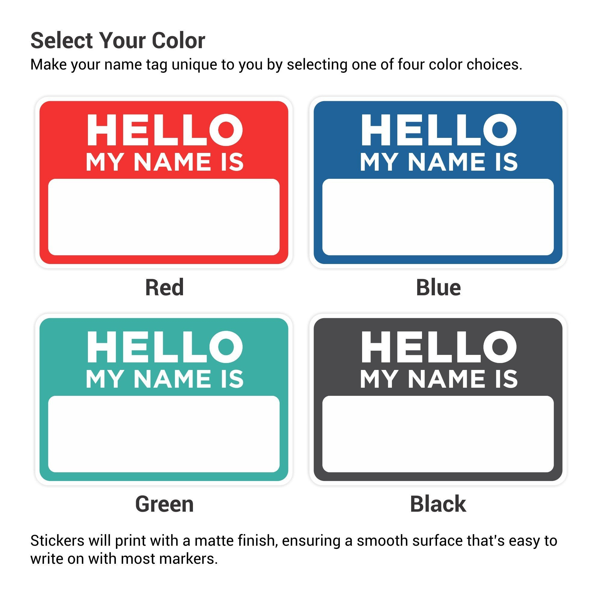 Hello My Name Is - Name Tag Wizard | Custom &amp;amp; Reusable with regard to Hello My Name Is Printable Name Tags