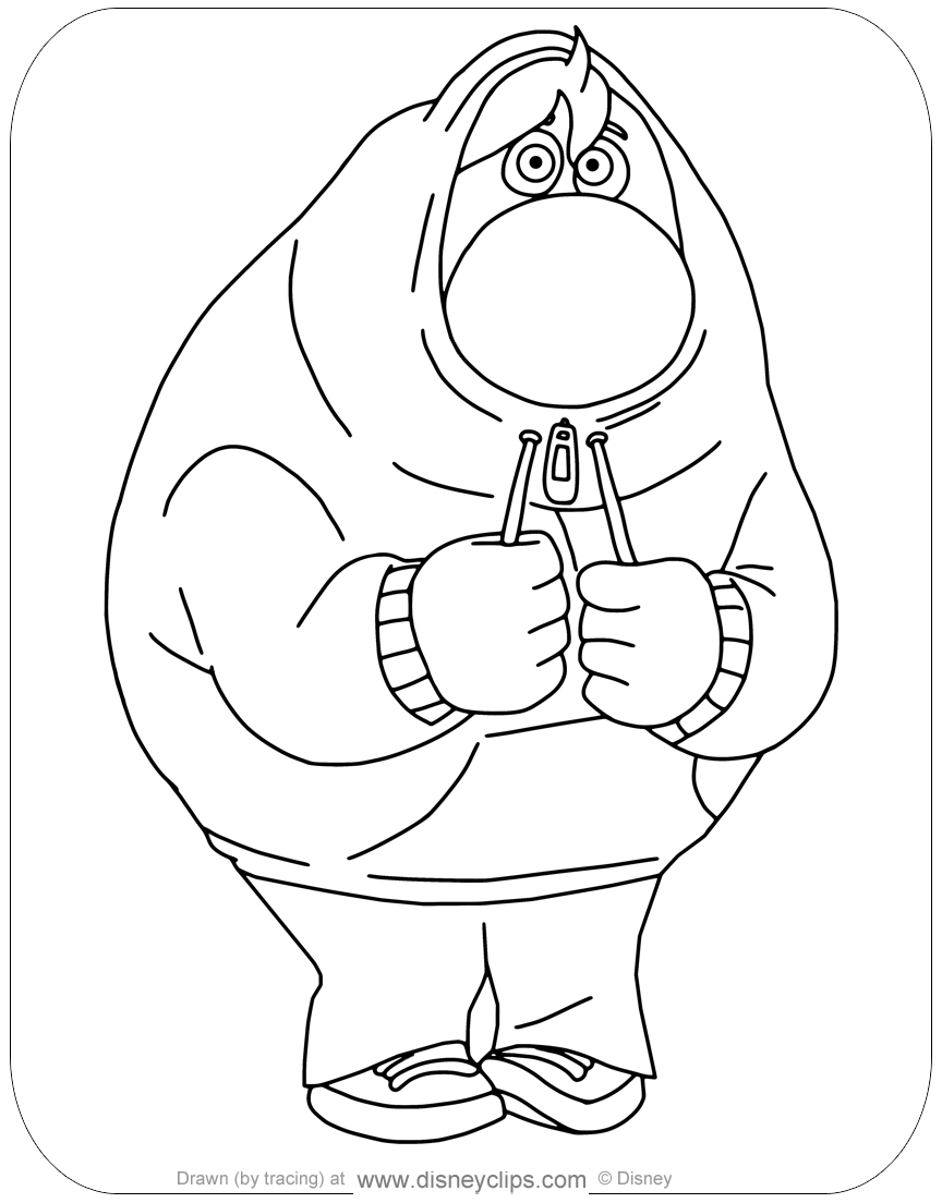 Inside Out 2 Coloring Pages In Pdf | Disneyclips intended for Inside Out 2 Characters Printable