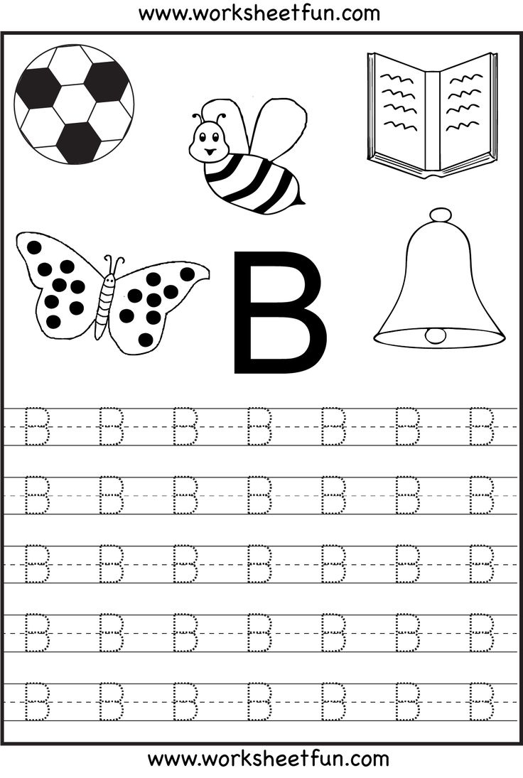 Kindergarten Worksheets / Free Printable Worksheets with Free Printable Tracing Letters Worksheets