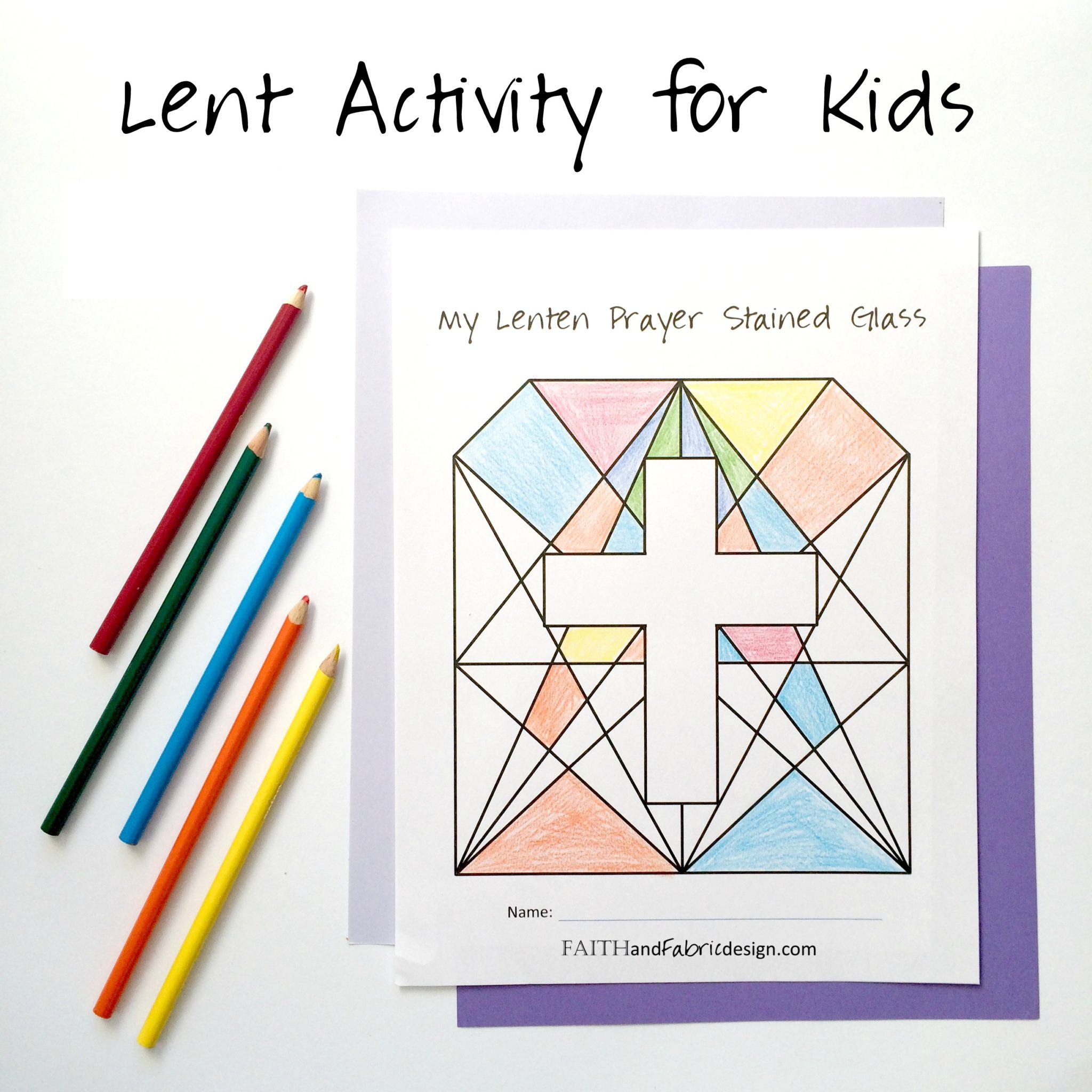 Lent Activity For Kids inside Lent Activities For Sunday School Printable